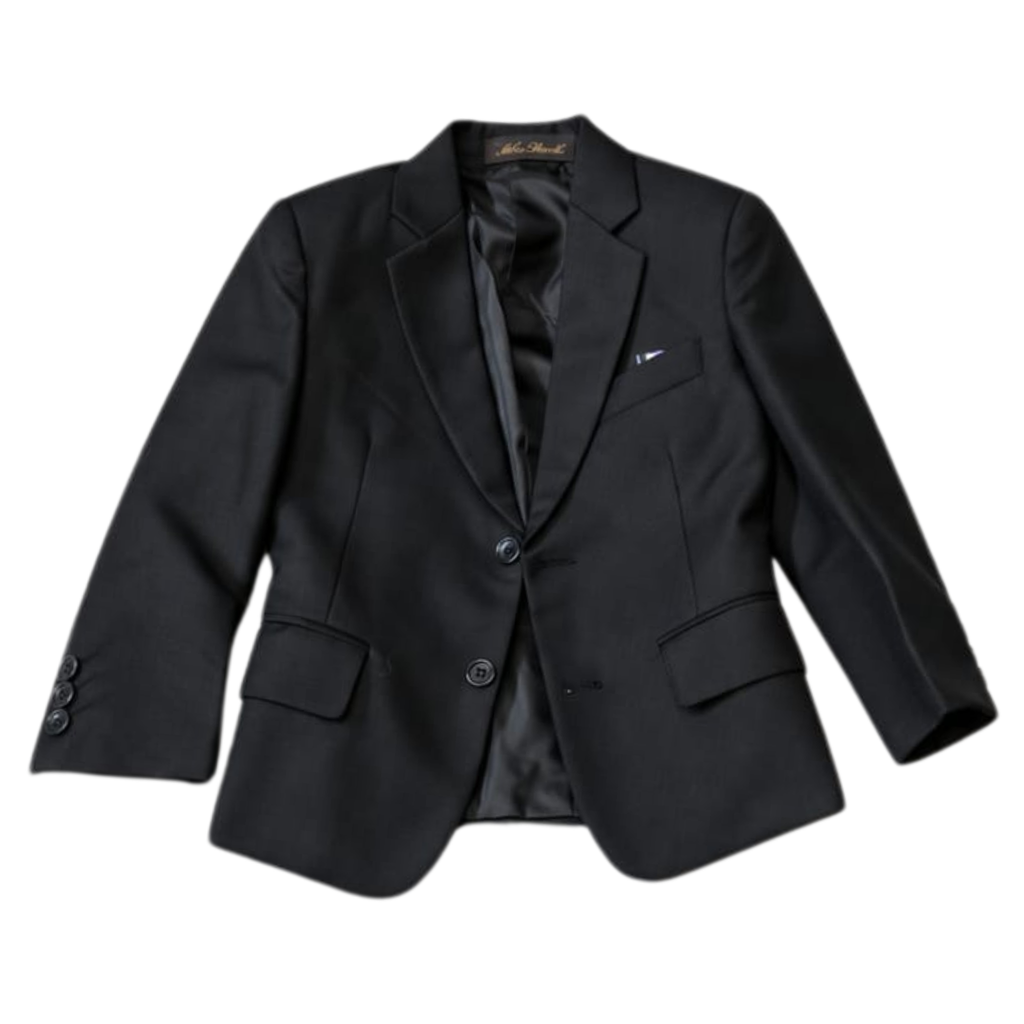 Black blazer on a white background