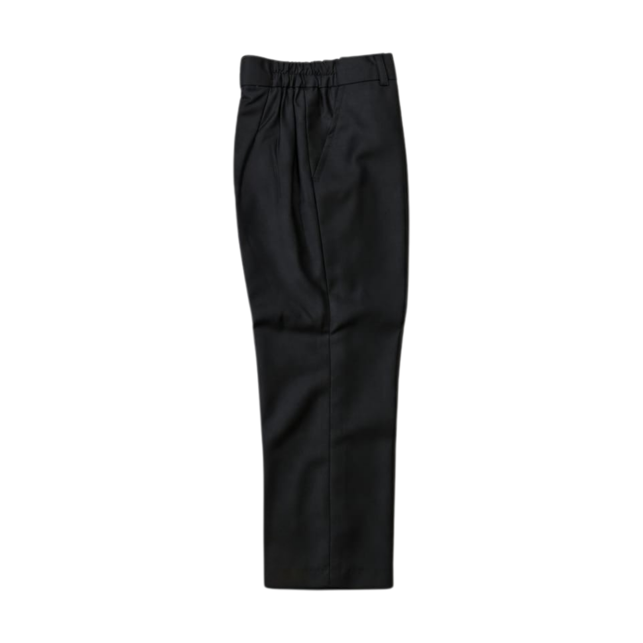 Black pants on a white background