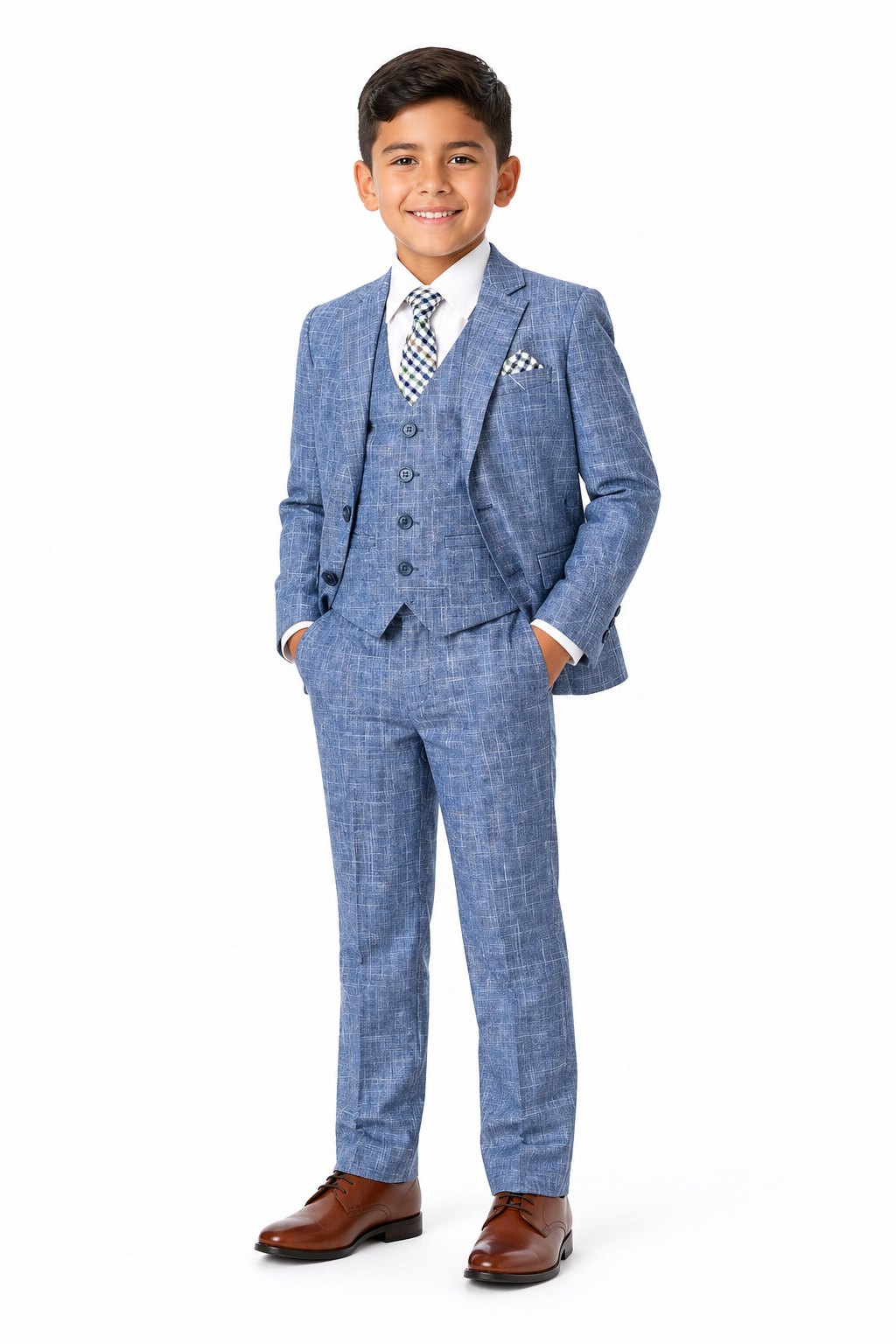Kid wearing suit