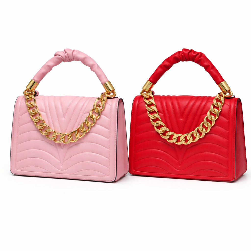 Quilted Top Handle Handbag