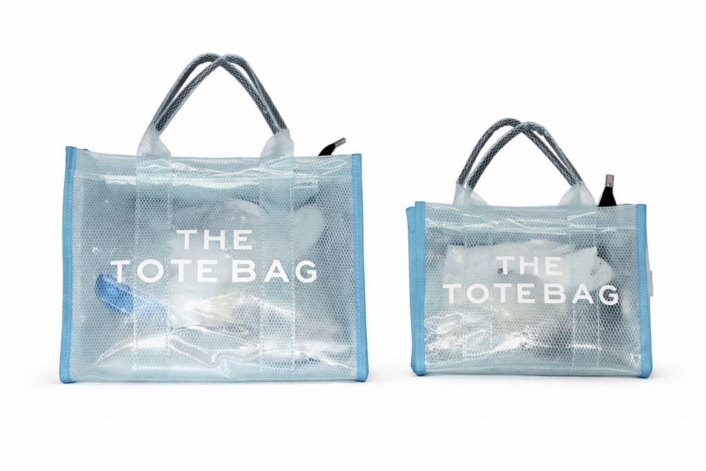 Transparent Mesh Tote Bag