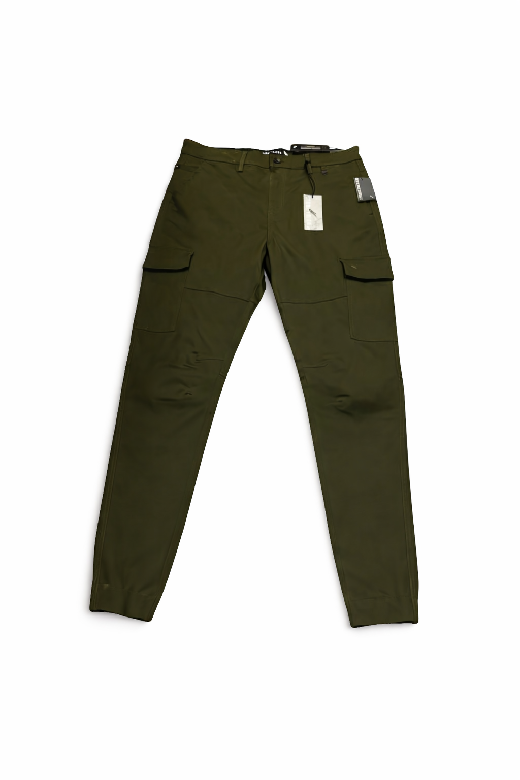 Men’s Olive Green Cargo Jogger Pants
