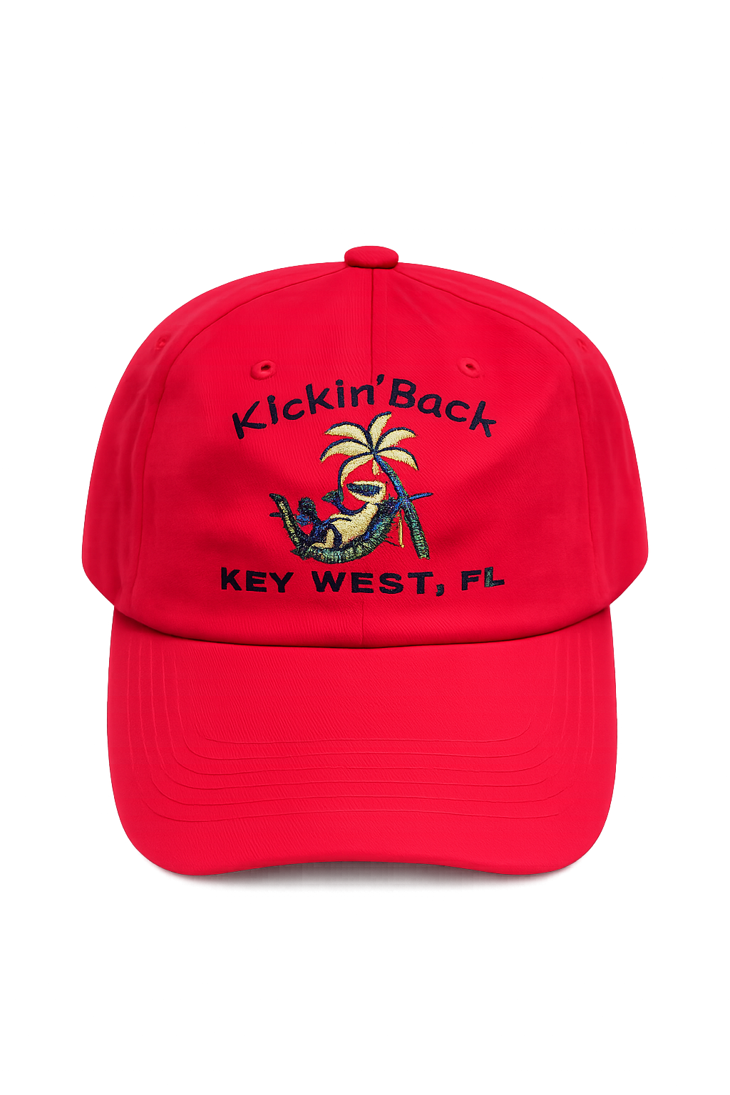 Key West Florida Embroidered Palm Tree Dad Hat – Adjustable Vacation Cap