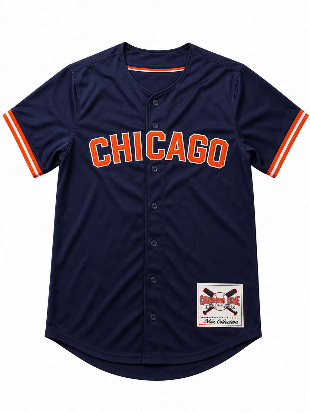 Chicago Baseball Jersey – Button-Up Athletic Jersey