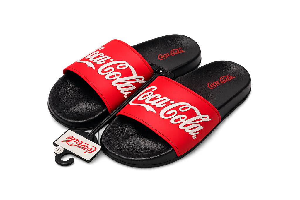 Coca-Cola® Classic Red Logo Slide Sandals – Unisex Comfort Slides