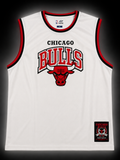 Chicago Bulls Sleeveless Basketball Jersey Tank Top with Embroidered Patch