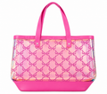 Juicy Couture Iridescent Transparent Beach Tote Bag – Large Waterproof Summer Pool & Travel Tote