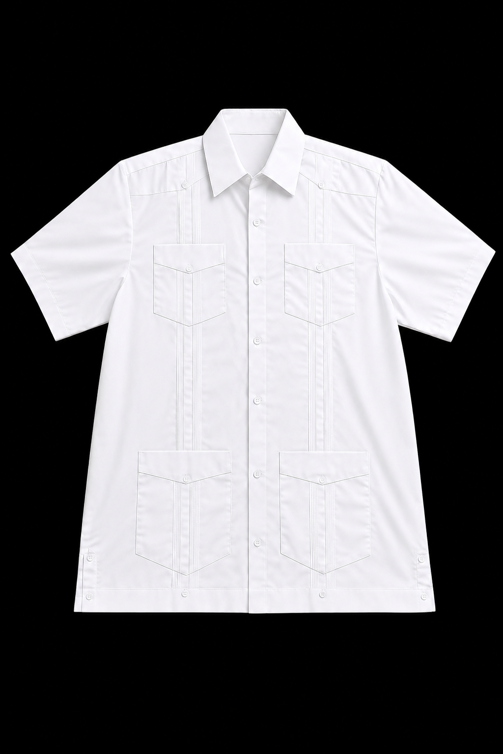 Men's Classic Guayabera Shirt – Short Sleeve Cuban Button-Up