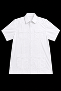 Men's Classic Guayabera Shirt – Short Sleeve Cuban Button-Up