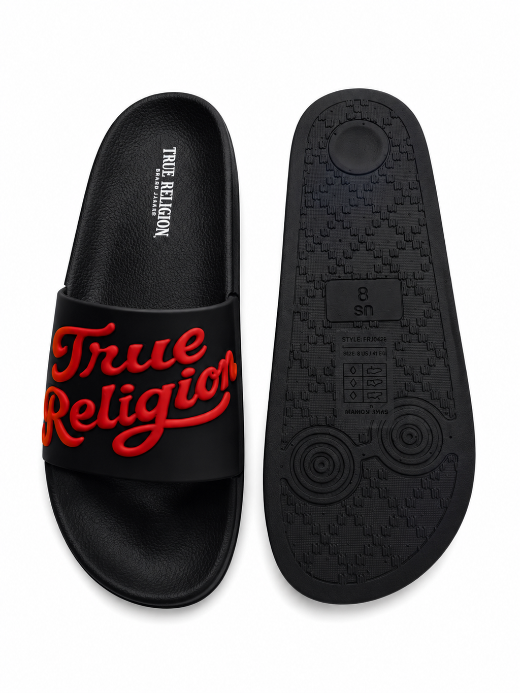 True Religion Casual Slip on Slides