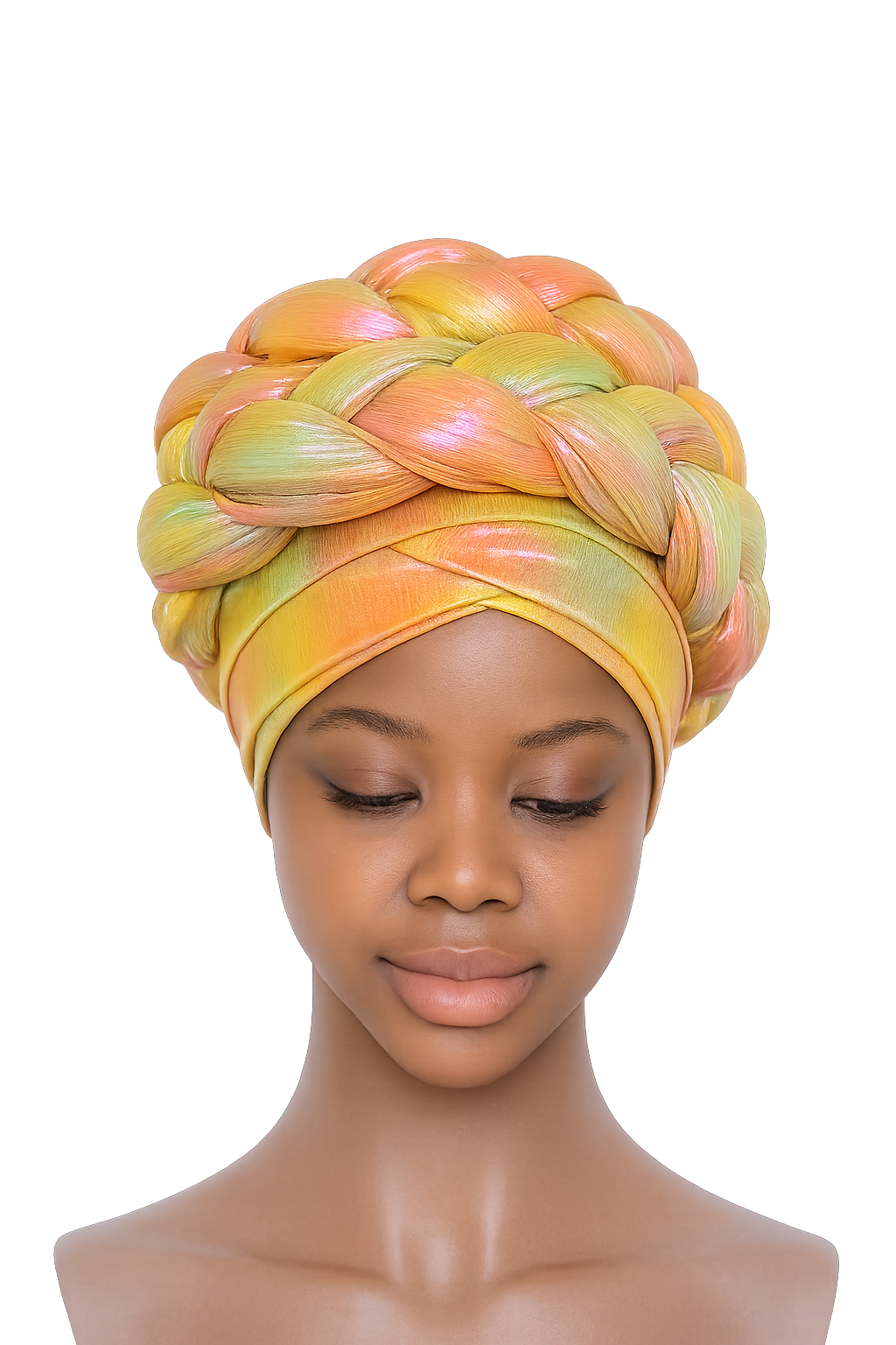 Luxury Metallic Braided Turban Headwrap for Women | Stretch Fashion Headpiece | Multiple Colors