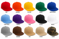 Premium Flat Brim Snapback Hat – Adjustable Classic Baseball Cap | Multiple Colors Available