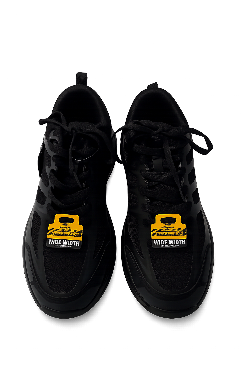 Wide Width Non-Slip Work Shoes – Lightweight Slip Resistant Safety Sneakers