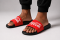 Coca-Cola® Classic Red Logo Slide Sandals – Unisex Comfort Slides