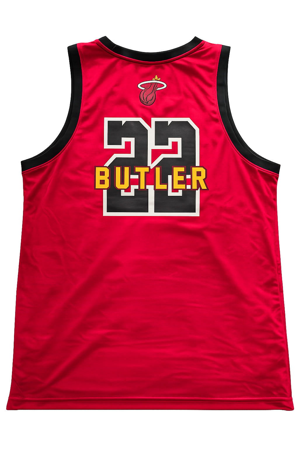 Miami Heat Black Sleeveless Basketball Jersey Tank Top – Embroidered Logo Athletic Mesh Shirt