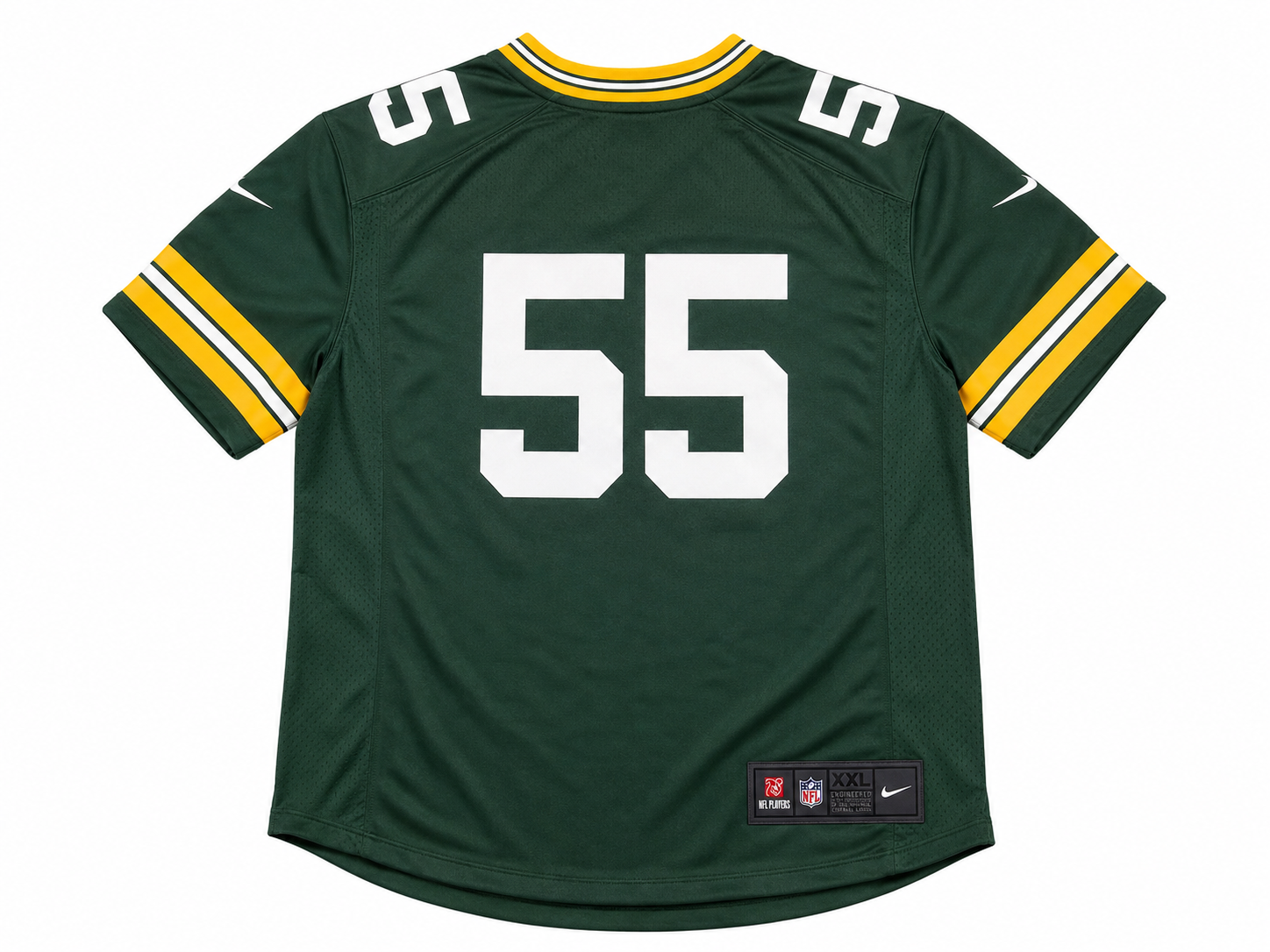 Green Bay Packers Inspired Football Jersey – Athletic Game Day Sports Shirt