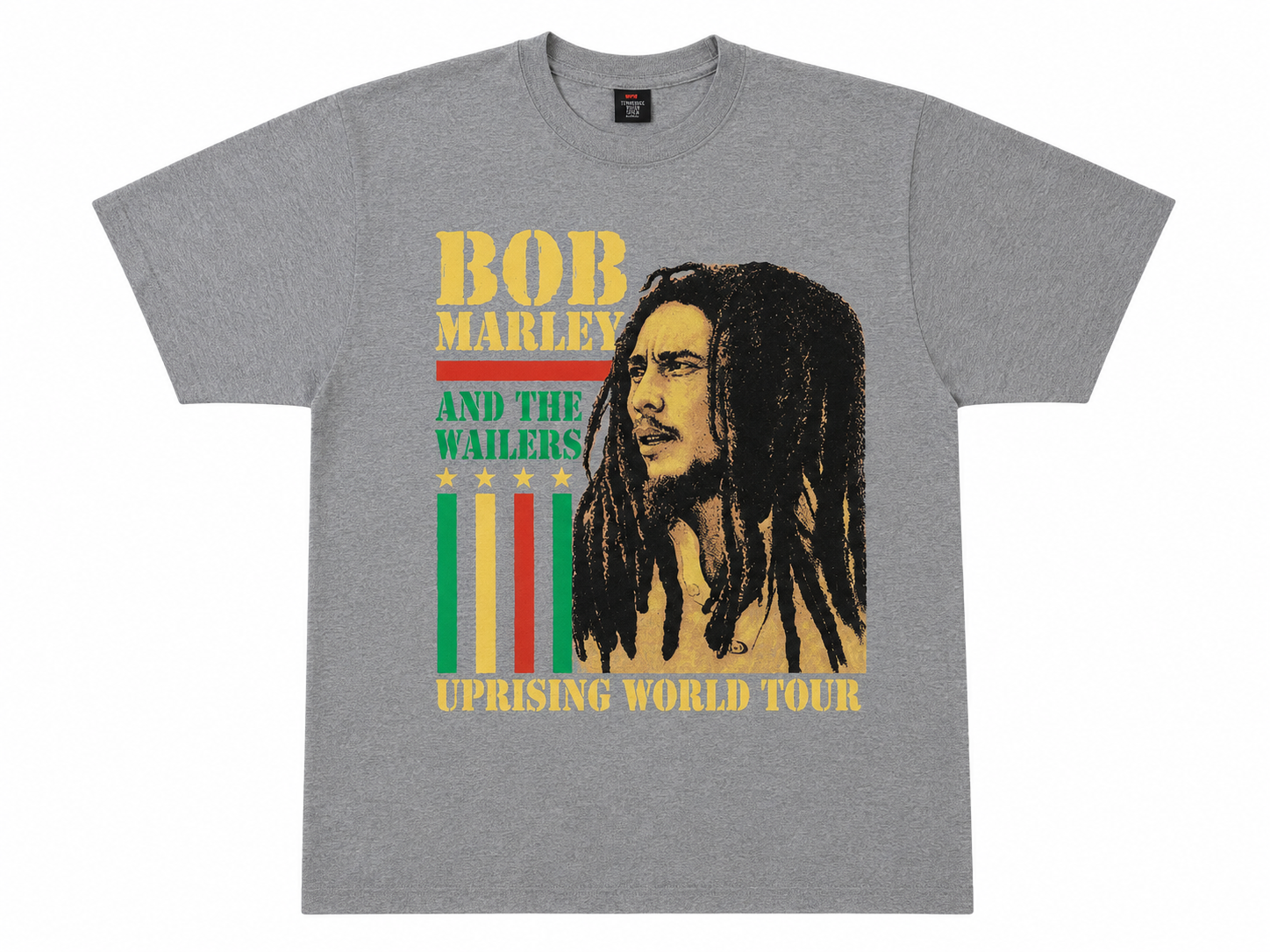 Bob Marley & The Wailers Uprising World Tour Graphic T-Shirt | Vintage Reggae Tee