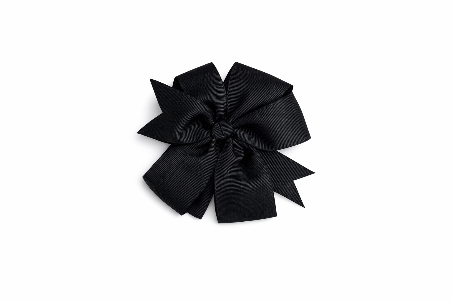 Grosgrain Ribbon Hair Bow with Alligator Clip