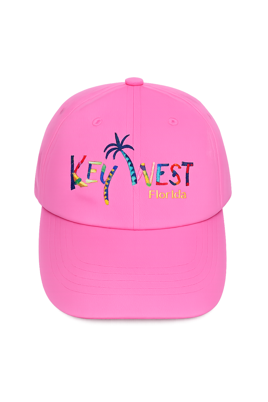 Key West Florida Embroidered Palm Tree Dad Hat – Adjustable Vacation Cap