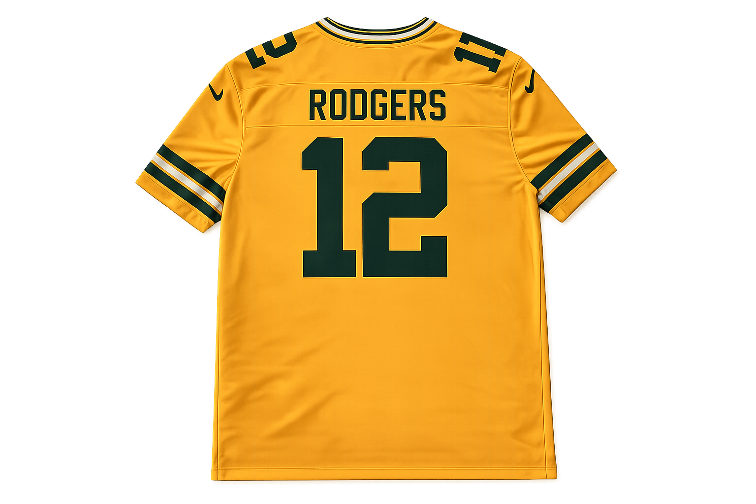 Green Bay Packers Inspired Football Jersey – Athletic Game Day Sports Shirt
