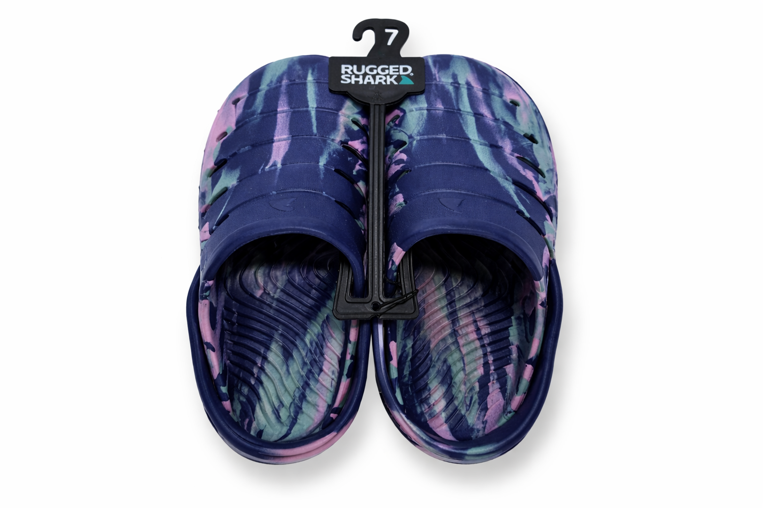 Rugged Shark Adult Camo Comfort Slides – Lightweight Slip-On Sandals