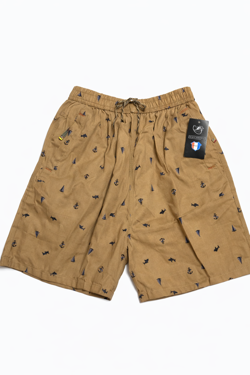 Men's Nautical Print Swim Trunks – Quick-Dry Beach Shorts