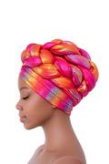 Luxury Metallic Braided Turban Headwrap for Women | Stretch Fashion Headpiece | Multiple Colors