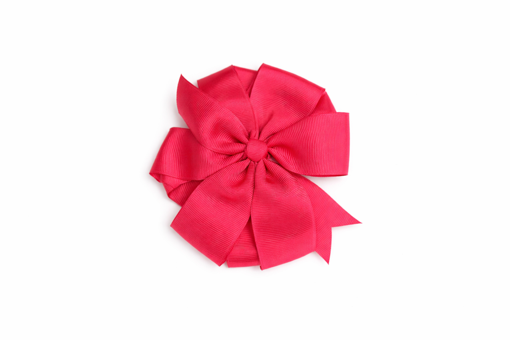 Grosgrain Ribbon Hair Bow with Alligator Clip