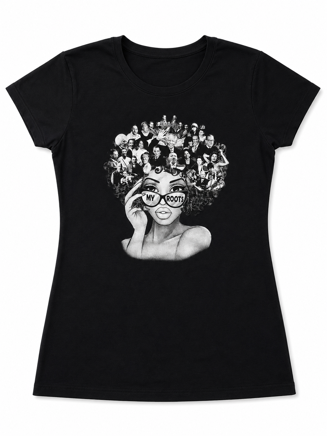 My Roots Inspirational Graphic T-Shirt – Women's Heritage & Culture Statement Tee