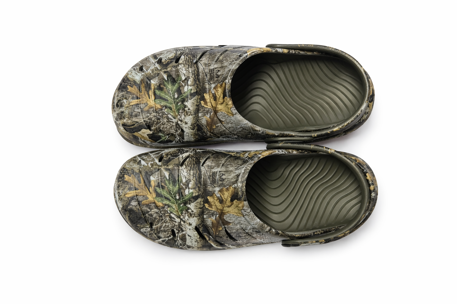 Rugged Shark Adult Camo Comfort Slides – Lightweight Slip-On Sandals
