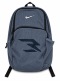 Nike Gray Performance Backpack – Multi-Pocket School, Travel & Everyday Carry Bag