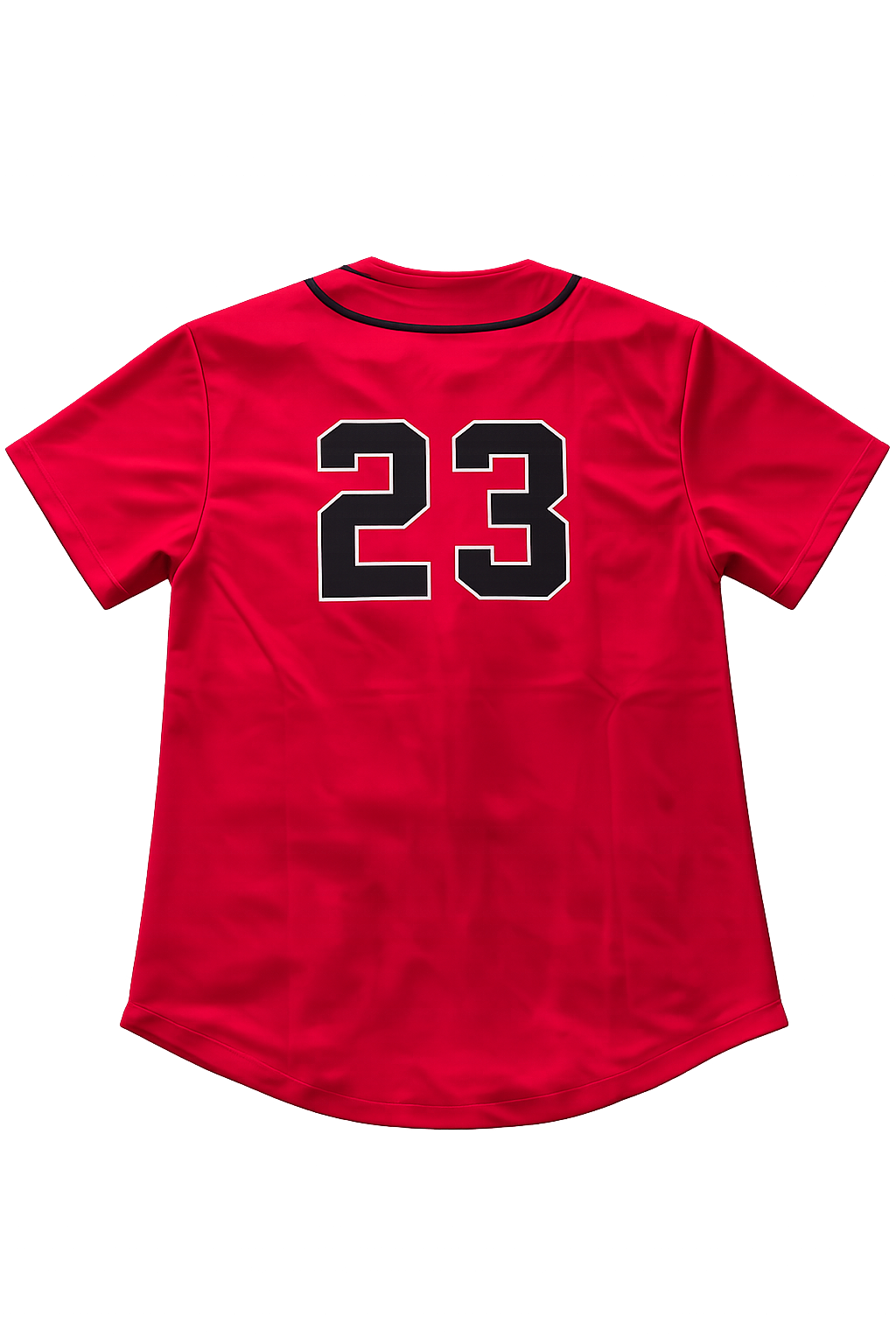 Atlanta Baseball Jersey – Red Button-Up Athletic Jersey | Men’s Sports Tee