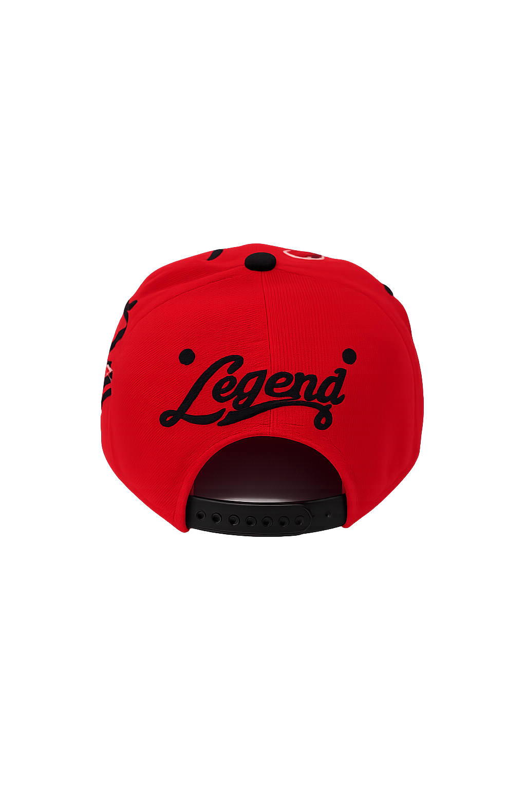 Michael Jordan Red & Black 23 Snapback Hat