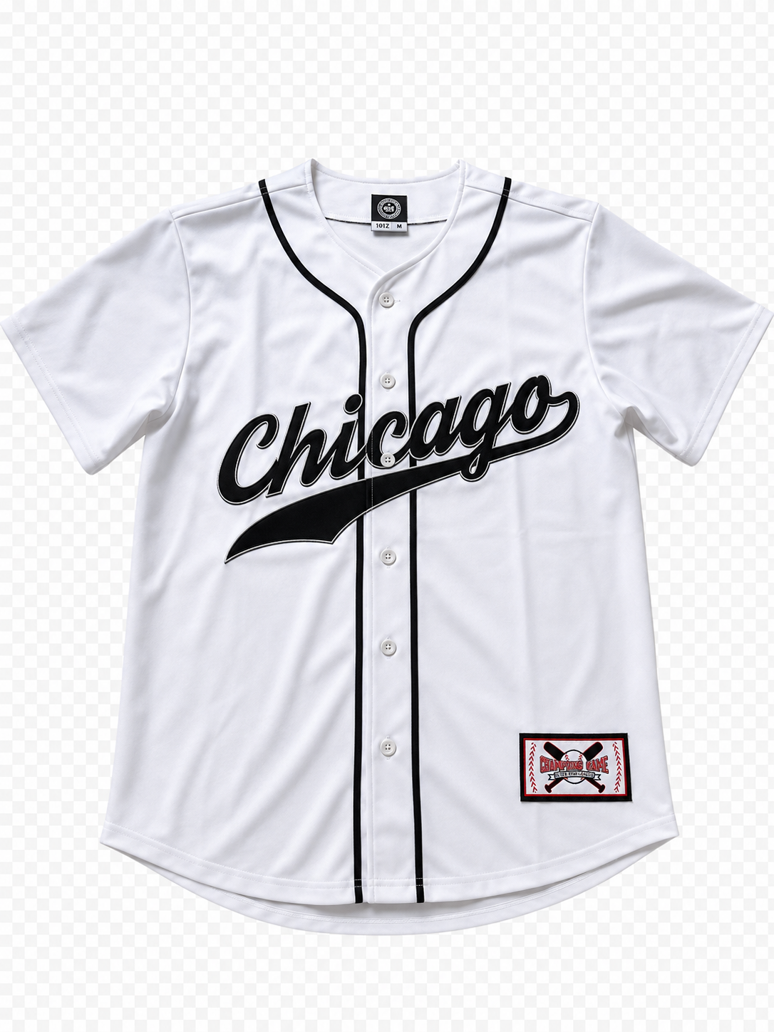 Chicago Baseball Jersey – Button-Up Athletic Jersey