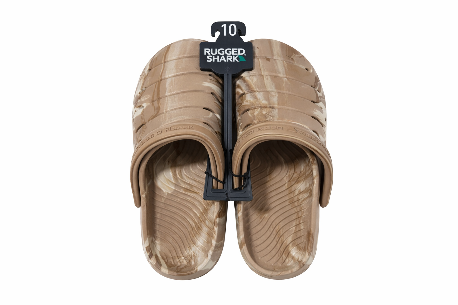 Rugged Shark Adult Camo Comfort Slides – Lightweight Slip-On Sandals