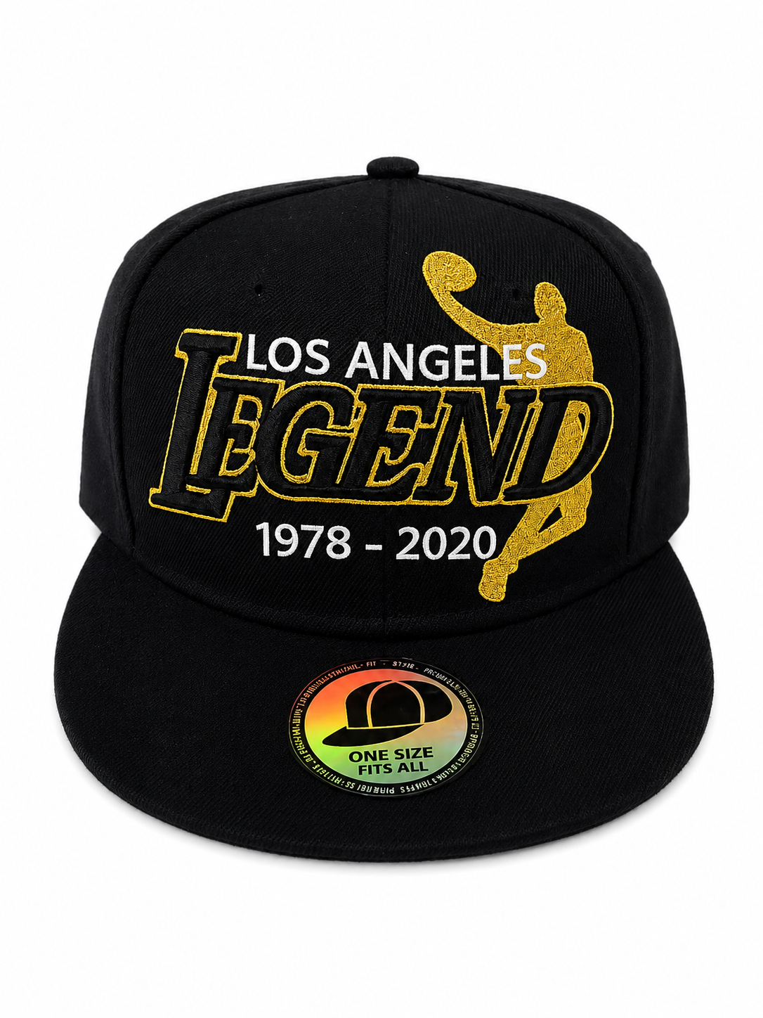 Kobe Bryant Los Angeles Legend Snapback Hat – Basketball Tribute Flat Brim Cap