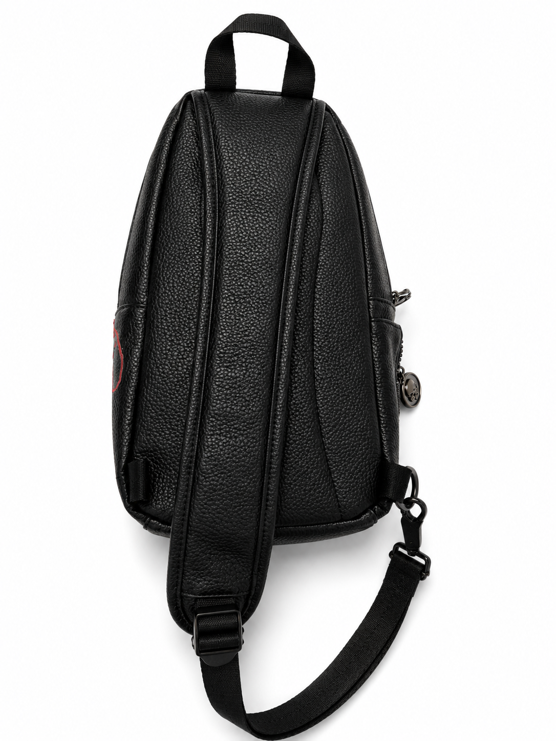 Ed Hardy Eagle & Skull Graphic Sling Backpack – Black Tattoo Art Cross – JQC Retail