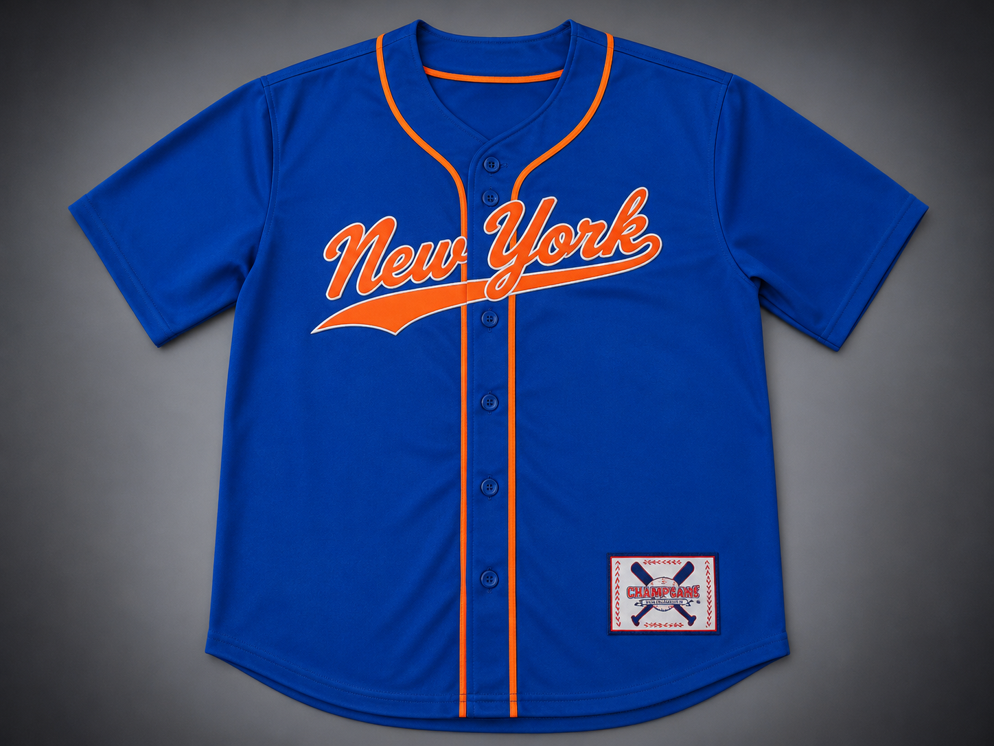 New York Baseball Jersey – Button-Up Sports Jersey | Men’s Athletic Streetwear