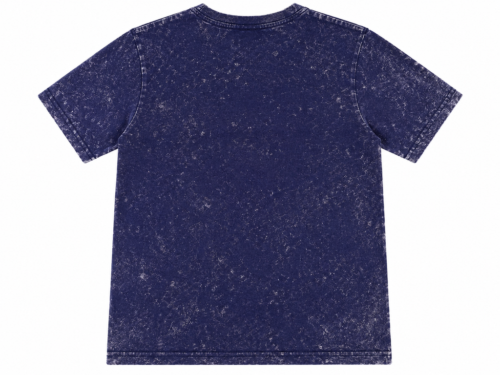 John Deere Kids Logo Graphic T-Shirt – Camo or Navy Mineral Wash Short Sleeve Tee