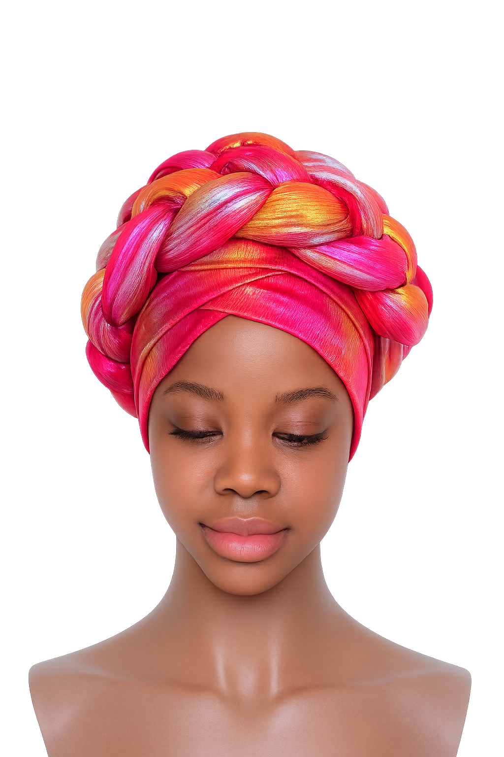 Luxury Metallic Braided Turban Headwrap for Women | Stretch Fashion Headpiece | Multiple Colors