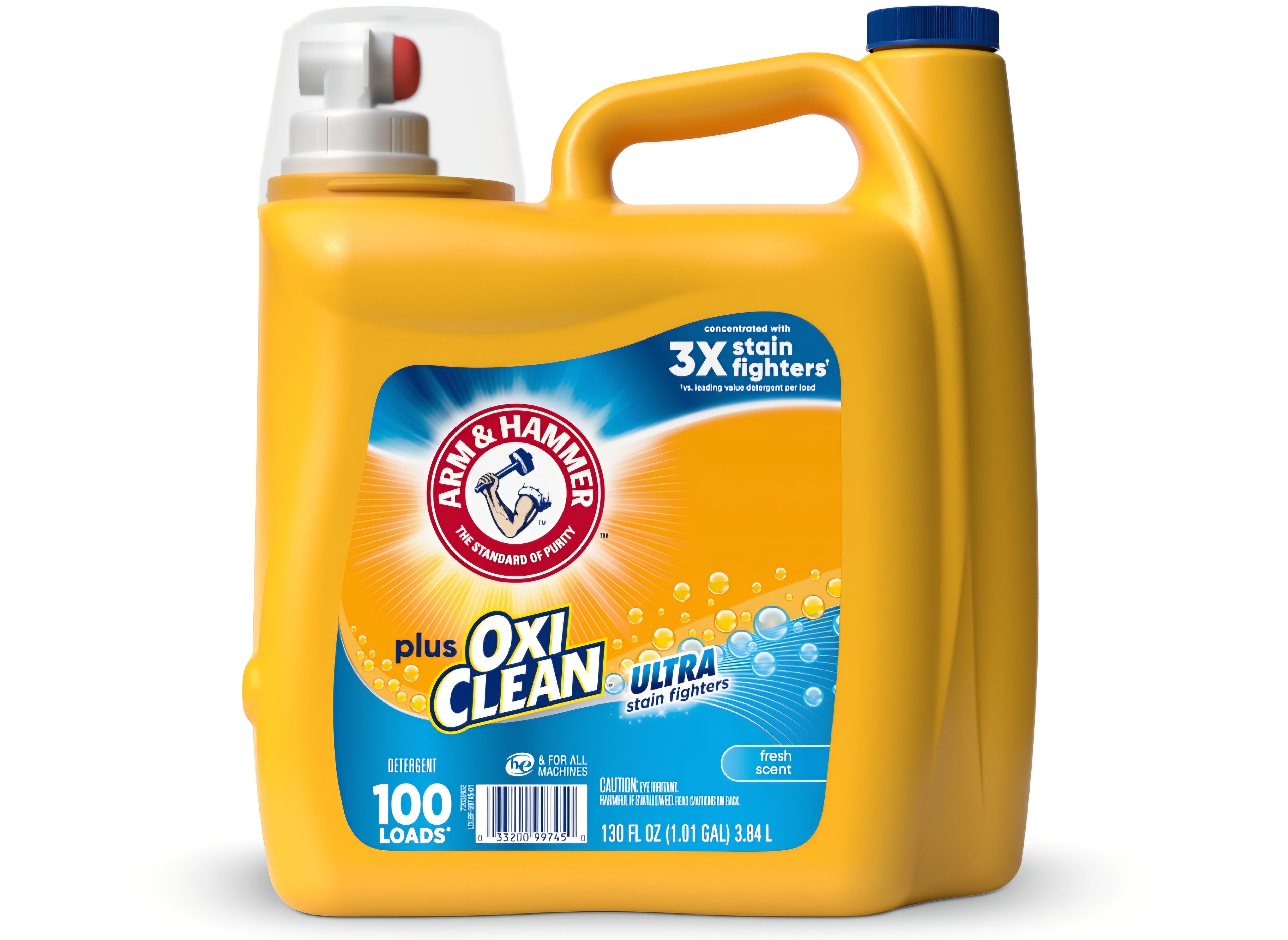 Arm & Hammer Plus OxiClean Ultra Liquid Laundry Detergent – Fresh Scent 100 Loads