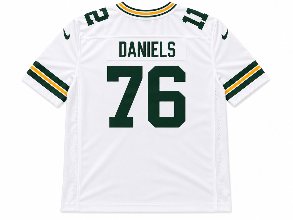 Green Bay Packers Inspired Football Jersey – Athletic Game Day Sports Shirt
