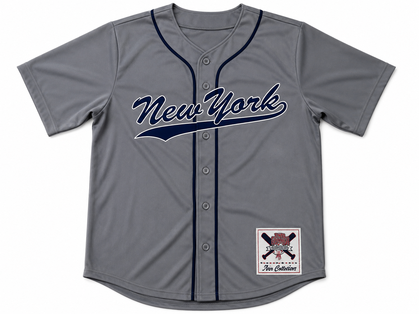 New York Baseball Jersey – Button-Up Sports Jersey | Men’s Athletic Streetwear