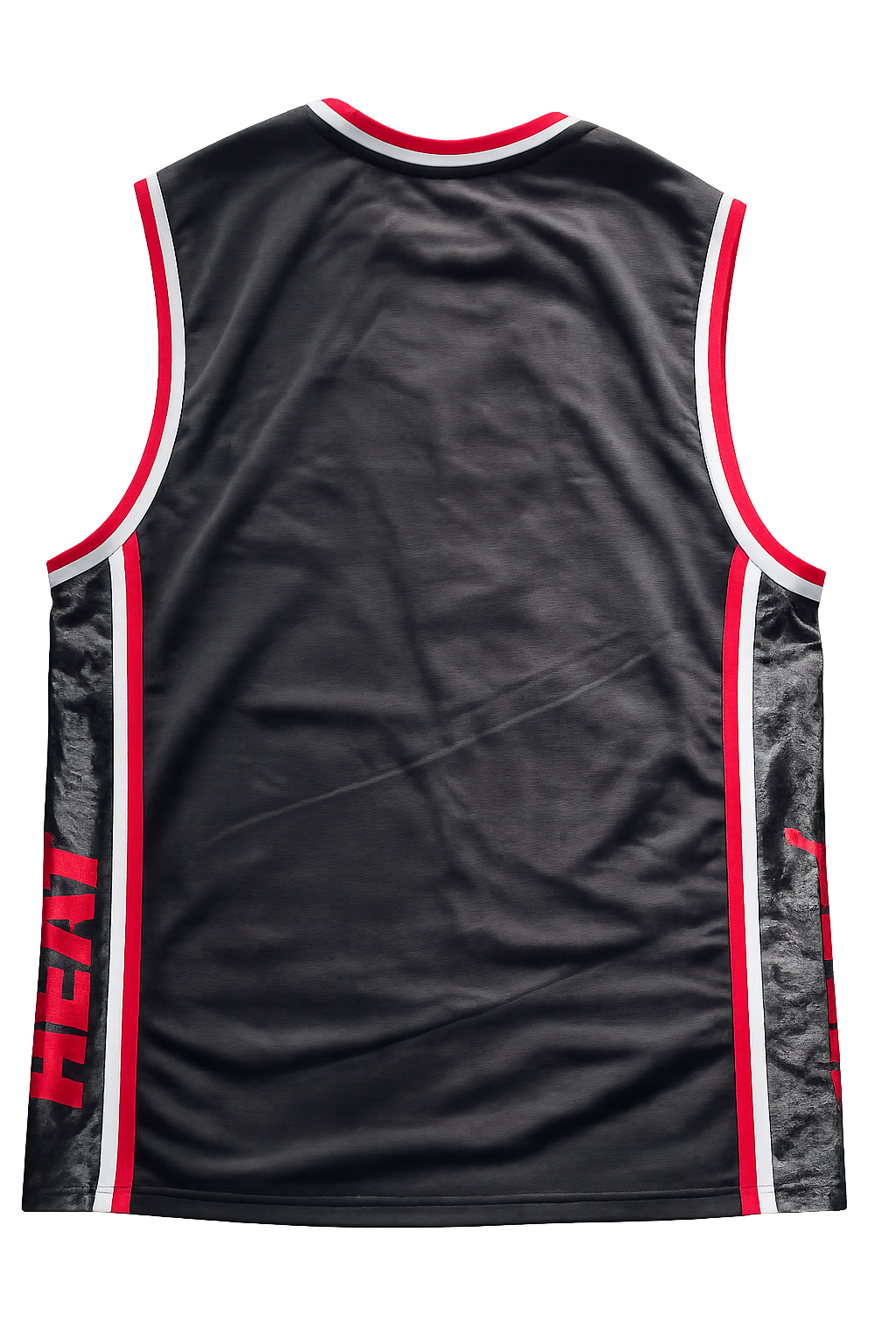 Miami Heat Black Sleeveless Basketball Jersey Tank Top – Embroidered Logo Athletic Mesh Shirt