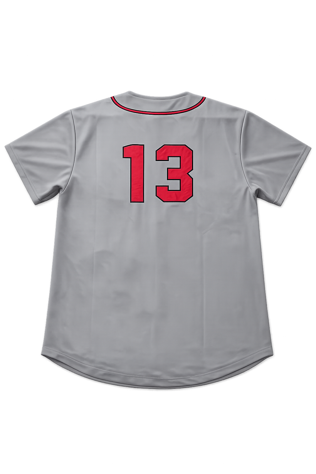 Atlanta Baseball Jersey – Red Button-Up Athletic Jersey | Men’s Sports Tee